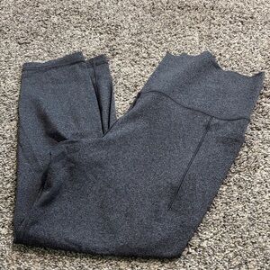 Athleta Charcoal Gray High-Waist Leggings